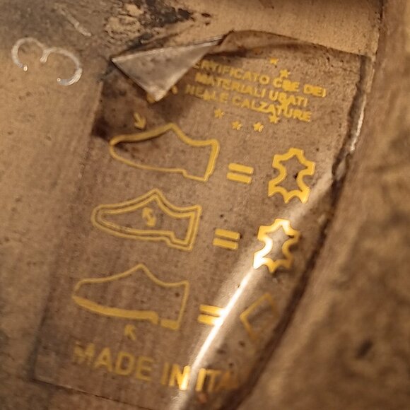 Bata women's tan beige leather laser cut out double zipper ankle boots sz 6.5 US - Picture 12 of 13